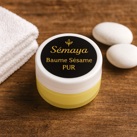 🌿 Baume SÉSAME PUR – 10g (Format nomade)